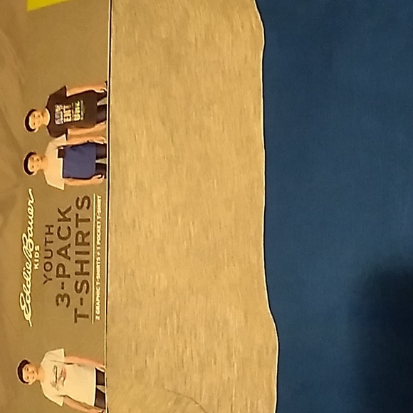 3 Pack Youth t-shirts boys size XS 5/ 6 Gray, Blue & Light Blue - Picture 7 of 12